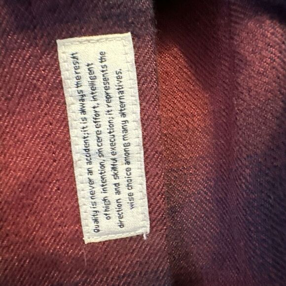 7 Diamonds Flint Brushed Flannel Shirt Button Up Long Sleeve Mens XXL Navy Red - Picture 9 of 9